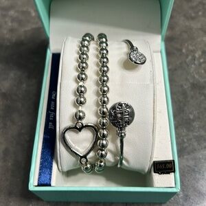Lovita Silver Three Bracelet Set